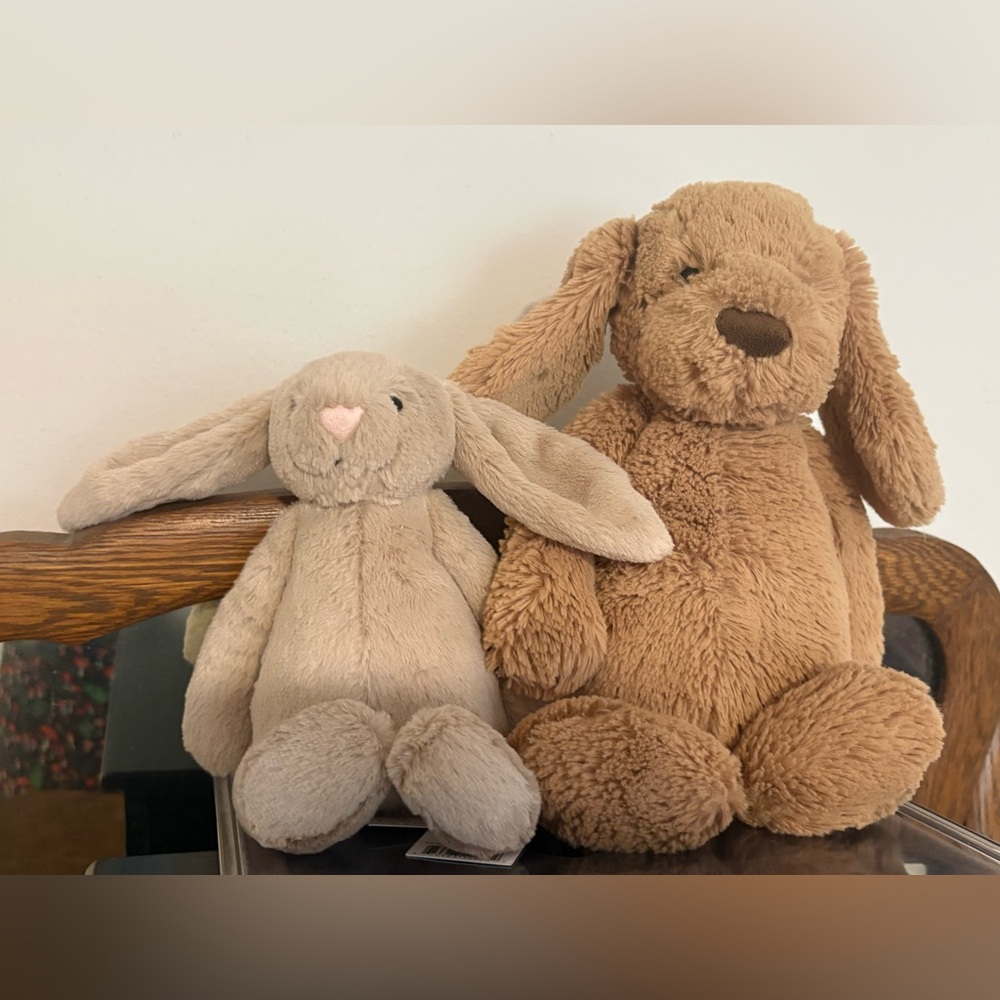 Jellycat Bashful Toffee Puppy Size Medium